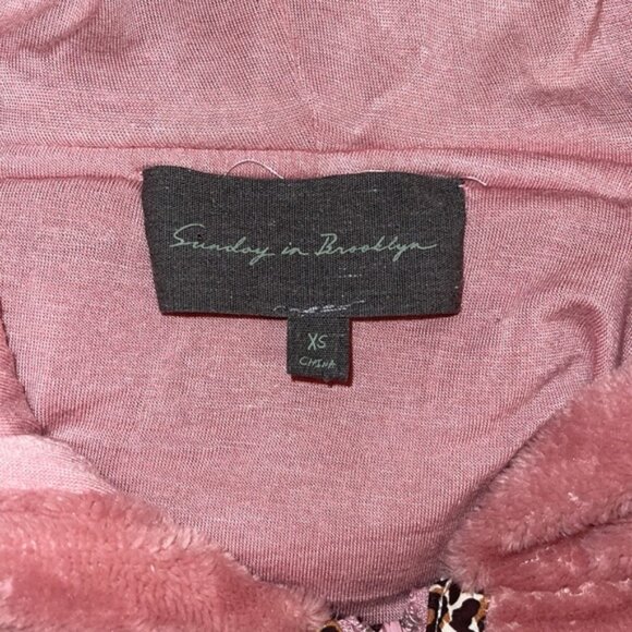 Anthropologie Sunday in Brooklyn Kelyn hooded pullover fleece XS - Picture 8 of 8